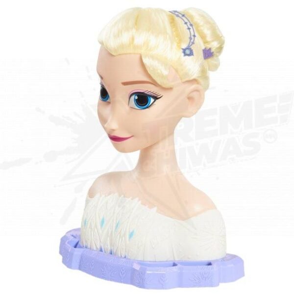 Juguete Cabeza Para Peinar Princesa Frozen Deluxe - Image 6