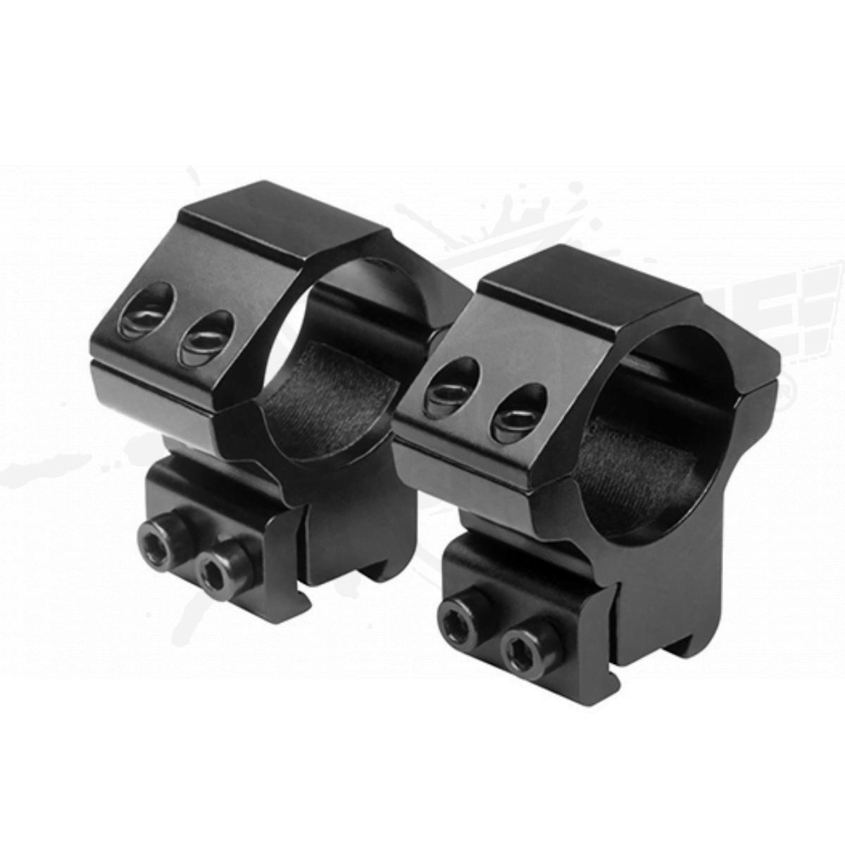 NcStar Airsoft Rings 1" X 1.1"H 3/8" Black