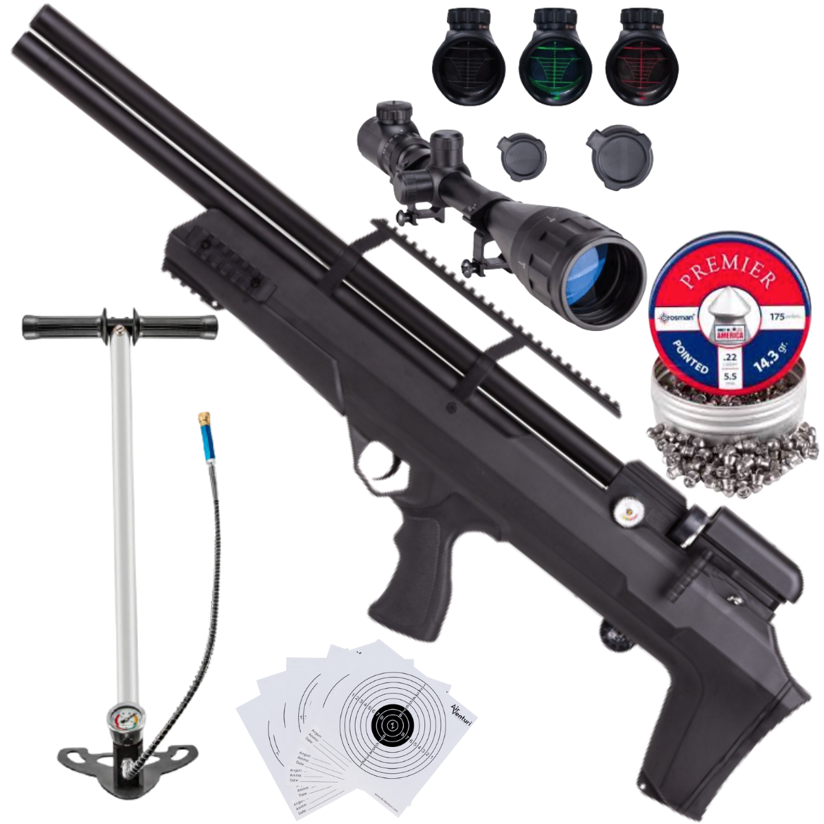 Avenger Bullpup PCP .22 (5.5mm) Rifle Package