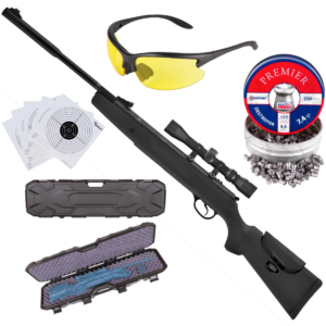 Hatsan 87 Qe Vortex Hunting Rifle Sport Shooting Case .22 (5.5mm)