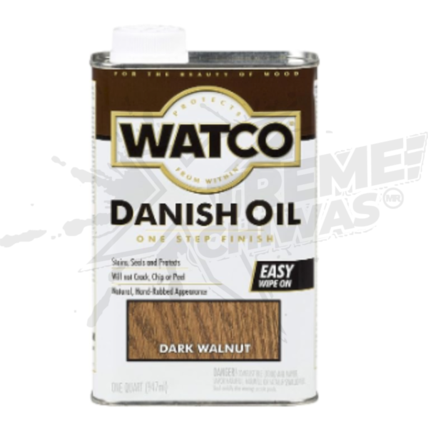 Watco Aceite Protector Acabado En Un Paso Color Nogal Oscuro 947Ml