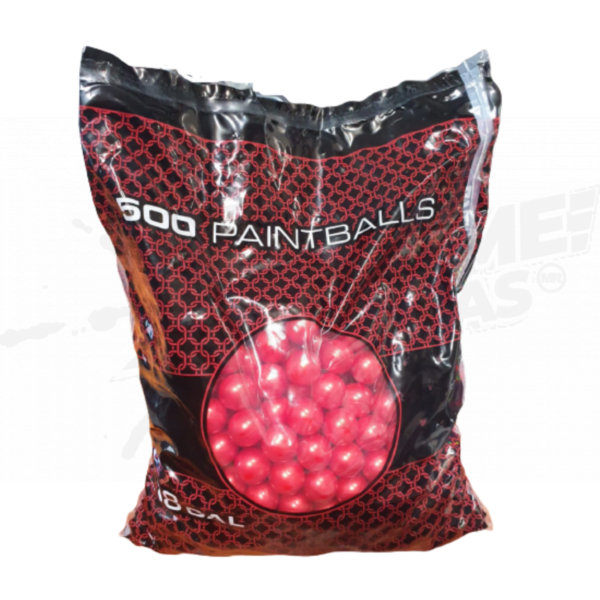 Paintballs Ironmen Pelotas de Pintura Rojas (500) Cal.68