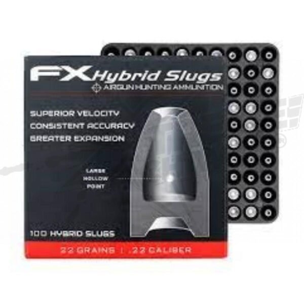 Municiones Ojivas Punta Hueca Fx Hybrid Slug Cal.22