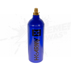 HK Army CO2 Tank 20oz Blue Gotcha Paintball