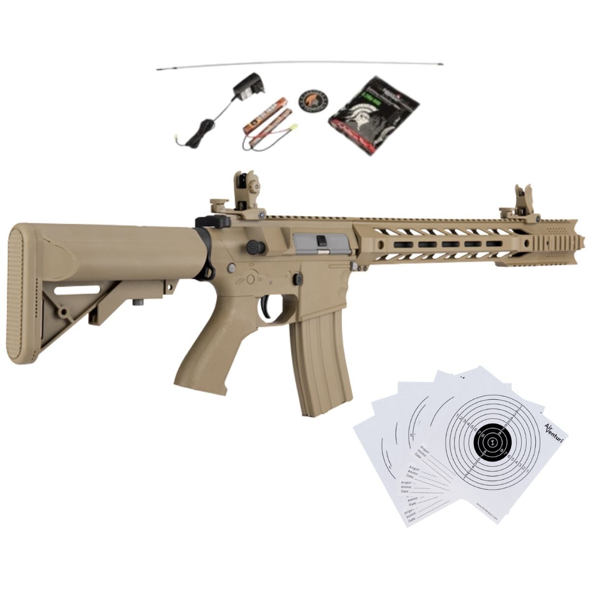 Lancer Tactical Gen 2 SPR Interceptor Electric BBS 6mm Airsoft Rifle - Image 5