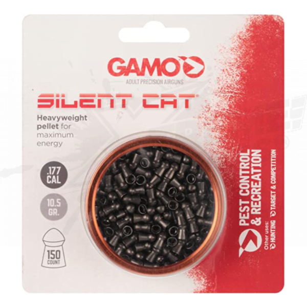 Pellets Gamo Silent Cat 10.5 gr 150 pz .177 (4.5mm) - Image 2