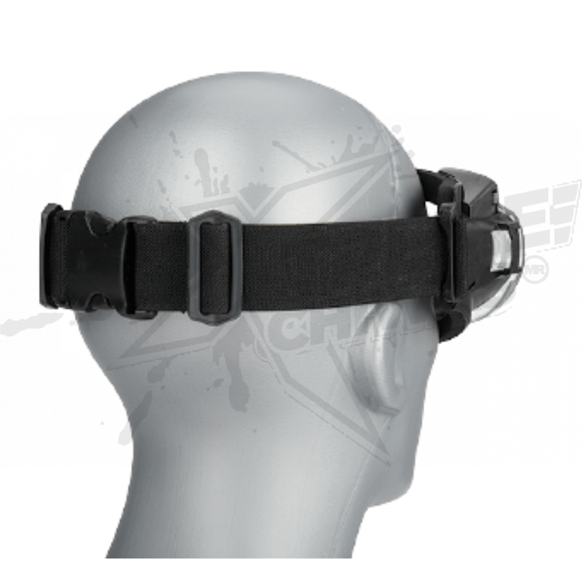 G-FORCE TACTICAL AIRSOFT TPU AVIATOR FAN BLACK GLASSES - Image 3