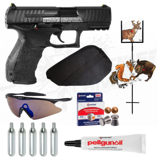 Paquete Pistola Walther PPQ P99 Pellets Bbs CO2 .177 (4.5mm)