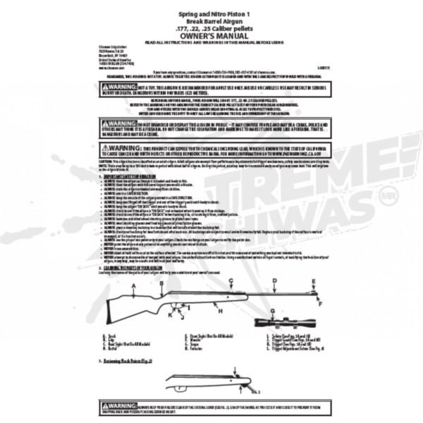 Rifle Benjamin Prowler Nitro Piston Paquete .22 (5.5mm) - Image 7