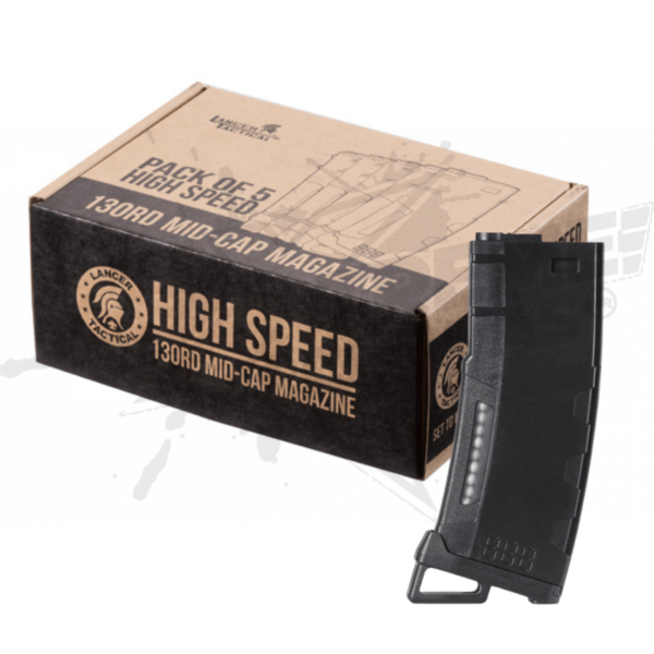 Paquete 5 magazine high speed 130rds Lancer tactical - Image 12