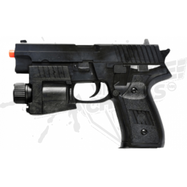 Rifle Airsoft M4 M-16B Con Mira Laser Resorte  Bbs 6mm - Image 3