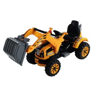 Montable 6v Tractor Aosom Construccion Vehículo Para Niños
