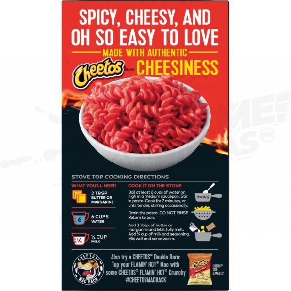 Cheetos Mac 'N Cheese, Flamin' Hot Flavor - Image 4