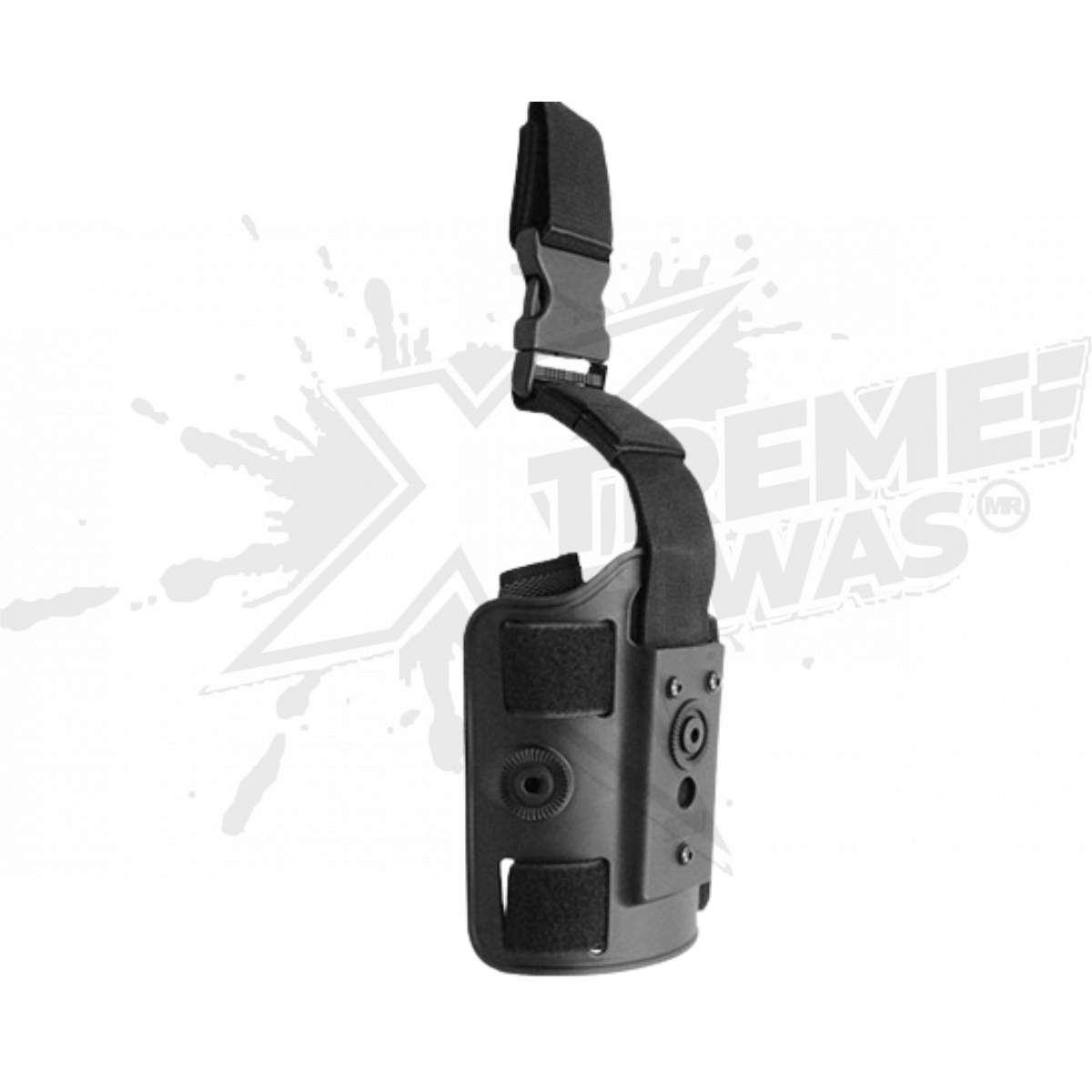 Airsoft Tactical Leg Amomax Black - Image 2