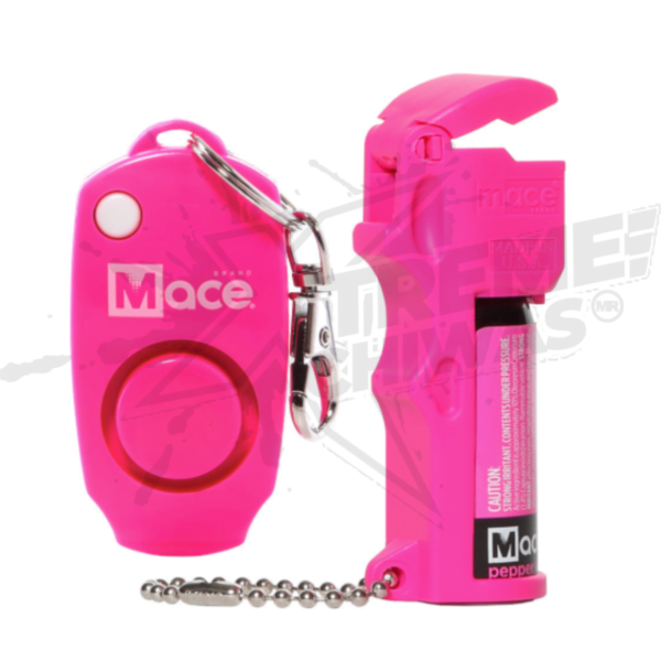 Gas Pimienta 12g y Alarma Mace Modelo Pocket Color Rosa