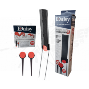 Tiro Al Blanco Daisy Estacas + 60 Discos De Arcilla Para Calibre .22