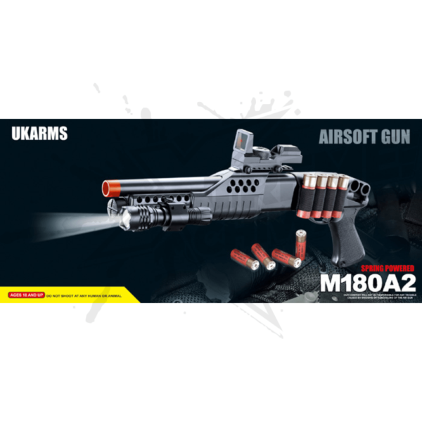 Escopeta Airsoft M180A2 Resorte Bbs 6mm - Image 2