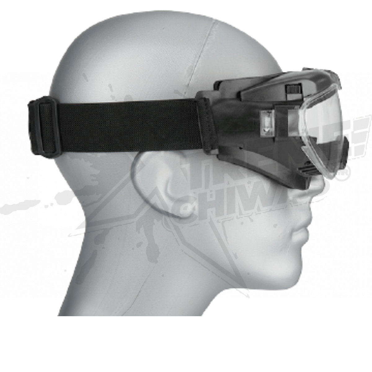 G-FORCE TACTICAL AIRSOFT TPU AVIATOR FAN BLACK GLASSES - Image 2