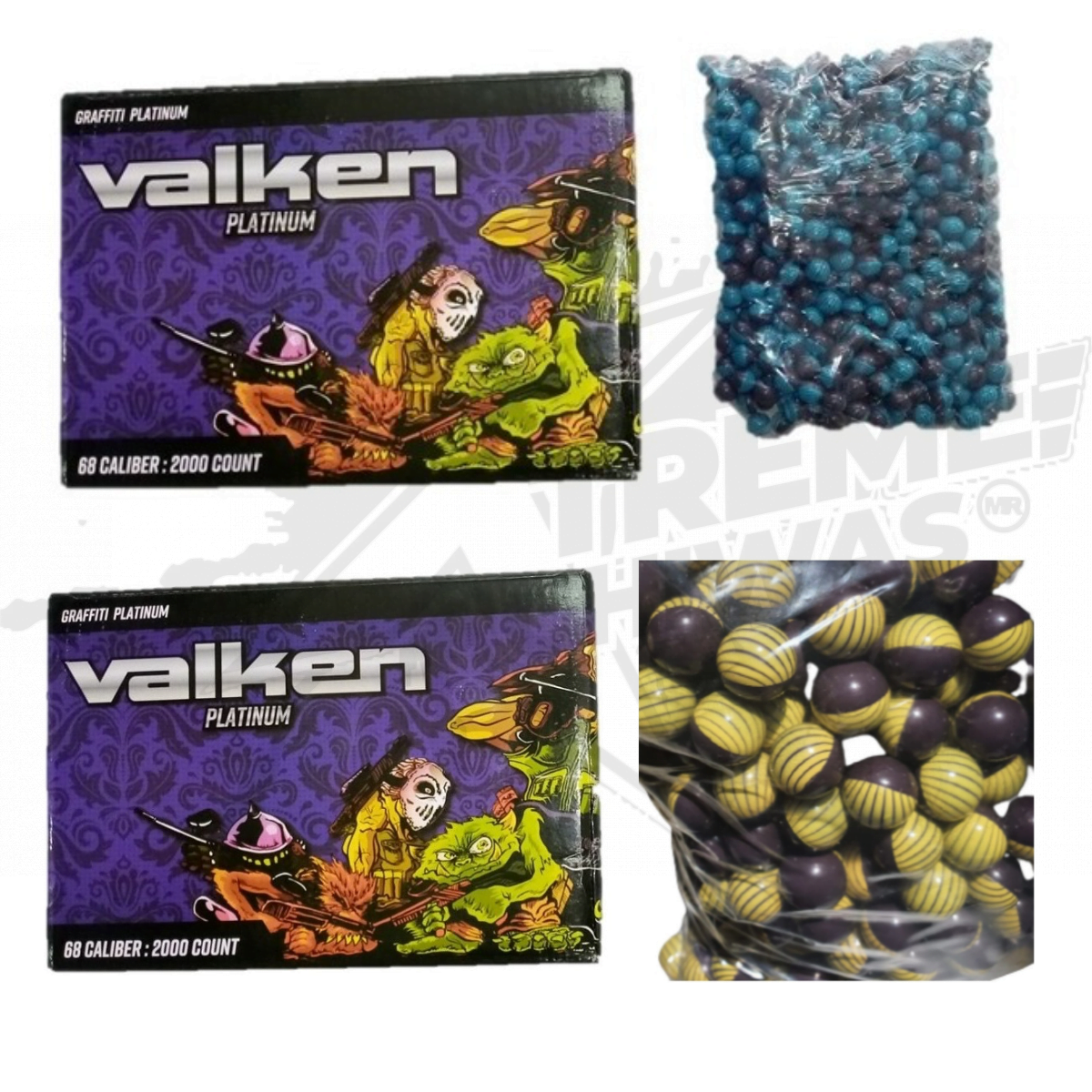 Valken Graffiti 1000 Painballs Paint Box