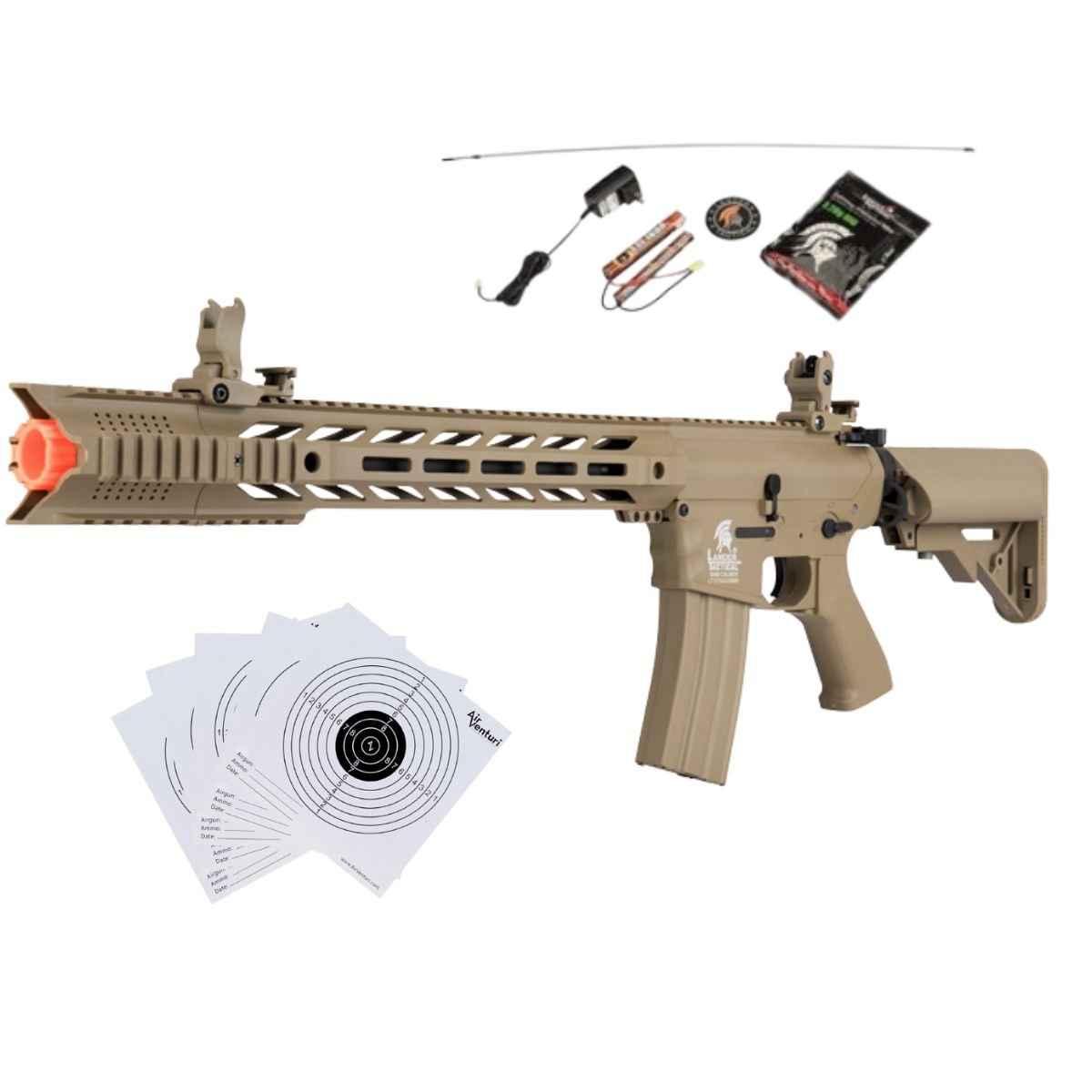 Lancer Tactical Gen 2 SPR Interceptor Electric BBS 6mm Airsoft Rifle - Image 6