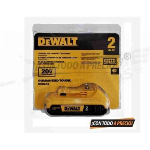 Bateria Compacta Dewalt 20V DCB203
