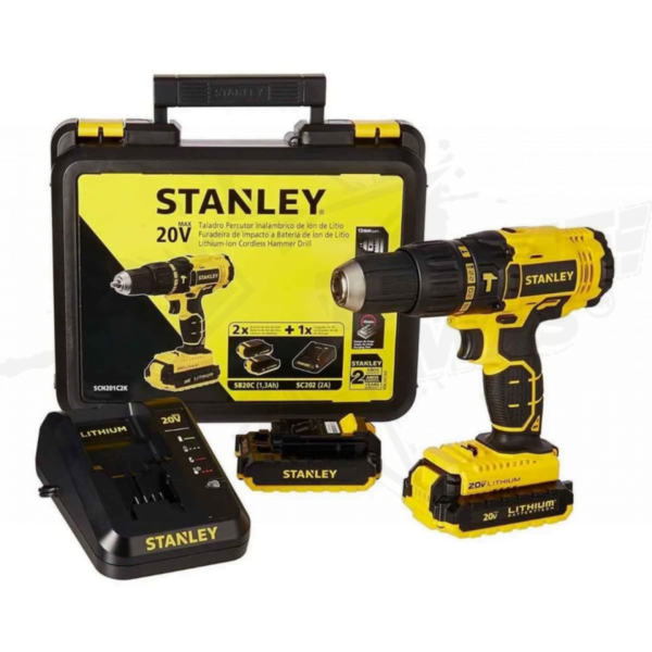 Rotomartillo Stanley 1/2" 20V + 2 baterias - Image 2