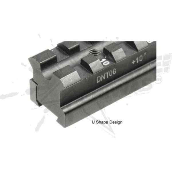 Riel Utg Picatinny 20mm Super Slim 11 Ranuras Airsoft Xtr - Image 4