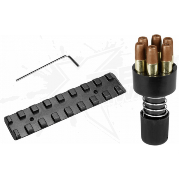 Revolver Dan Wesson 8In Bbs Pellgun 350 CO2 .177 (4.5mm) - Image 4