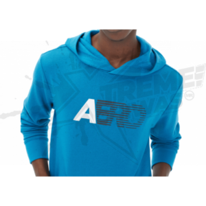 Sudadera Hoodie Aeropostale Caballero Aero Stripe Turquesa