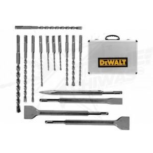 Dewalt Juego 15 Brocas y Cinceles SDS Plus Maletín