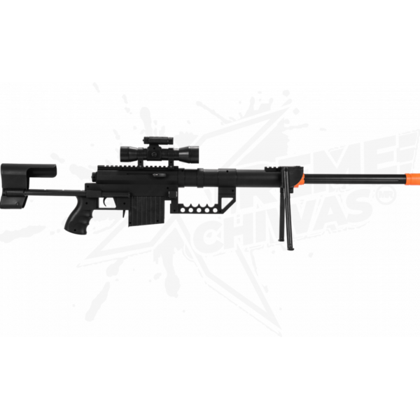 Rifle Airsoft P1200 Resorte  Negro Bbs 6mm - Image 2