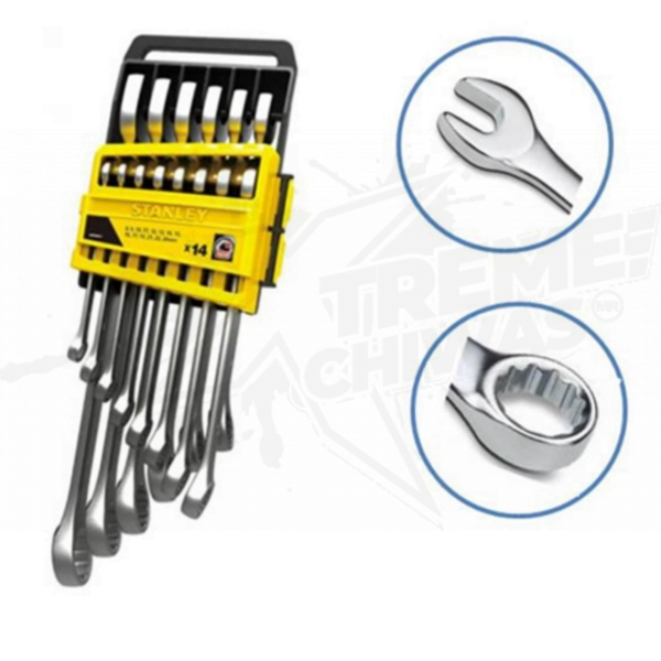 Stanley Juego de 9 llaves combinadas metricas - Image 3