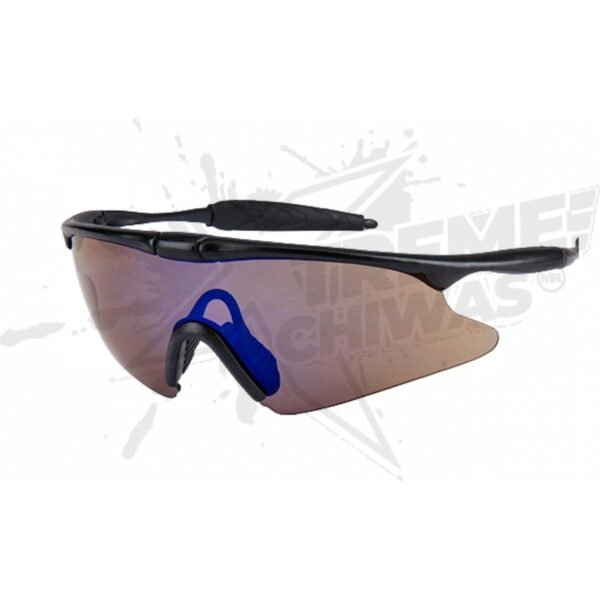 Airsoft Tactical Skull Half Mask Black - Image 2