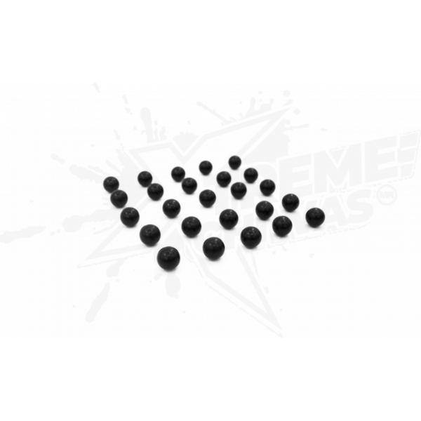 Paintballs Para Gotcha Valken Defender Hard Rubber Negras Calibre .68 - 25 Piezas - Image 4
