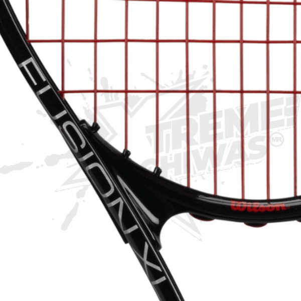 Raqueta Tenis Wilson Fusion Xl 4 3/8 Negro/Rojo - Image 3