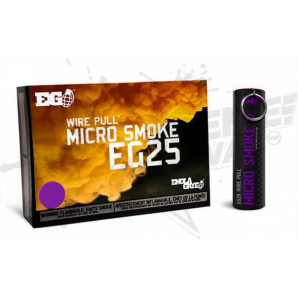 Paquete 3 Granadas De Humo EG25 Morada Enola Gaye - Image 3