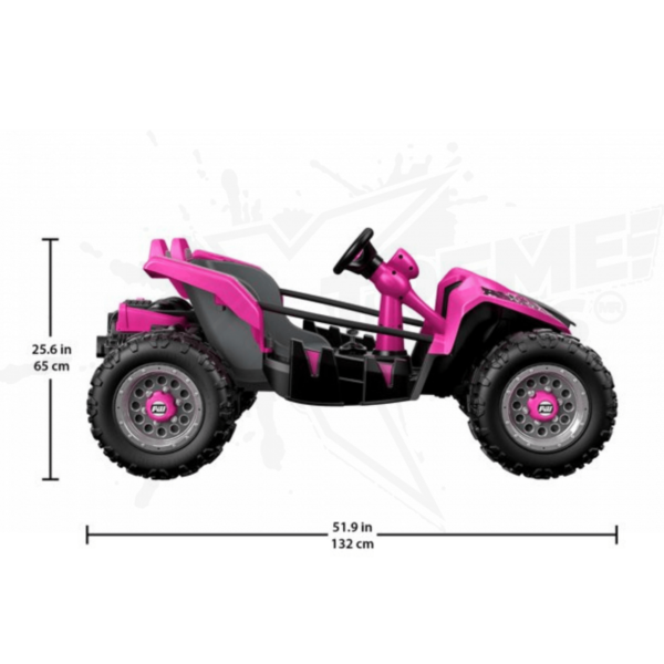 Carrito Dune Racer 12v Color Rosa Para Niños Power Wheels - Image 4