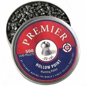 Pellets Crosman .22 Hollow Point Premier 14.3gr 500pz (5.5mm)
