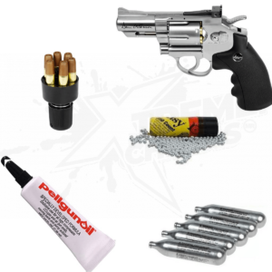 Revolver Dan Wesson Barrel 2.5In Pellgun CO2 Bbs .177 (4.5mm)