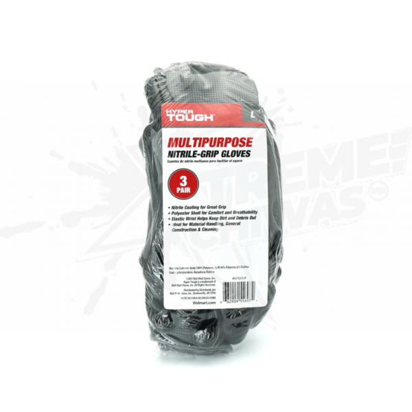 Guantes Multiusos de Nitrilo 3 Pares Hyper Tough Para Facil Agarre - Image 7