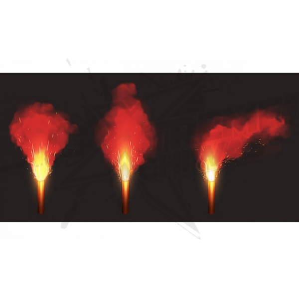 3 Luces De Bengalas Rojas 20min De Emergencia Orion - Image 2