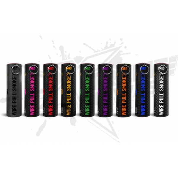 5 Granadas de Humo Wire Pull Blanco Enola Gaye WP40 - Image 7