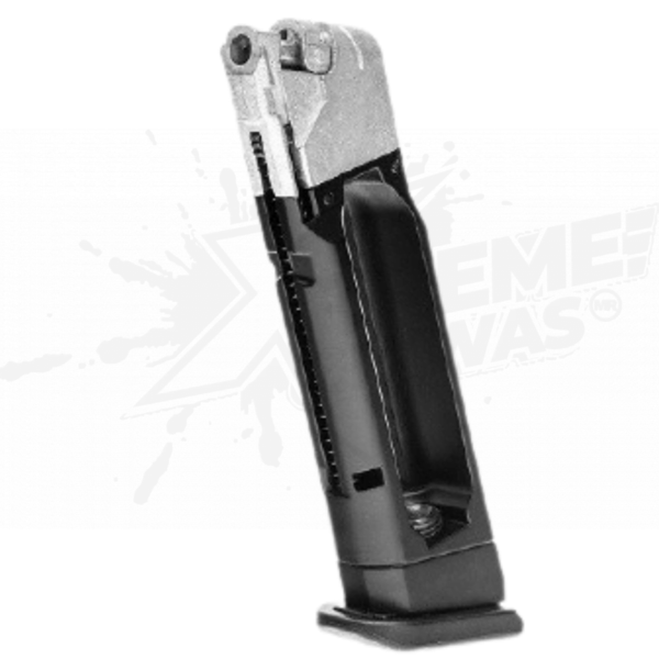 Magazine Glock 17 Gen 5 Pellgun Negro CO2 14rds 6mm - Image 2