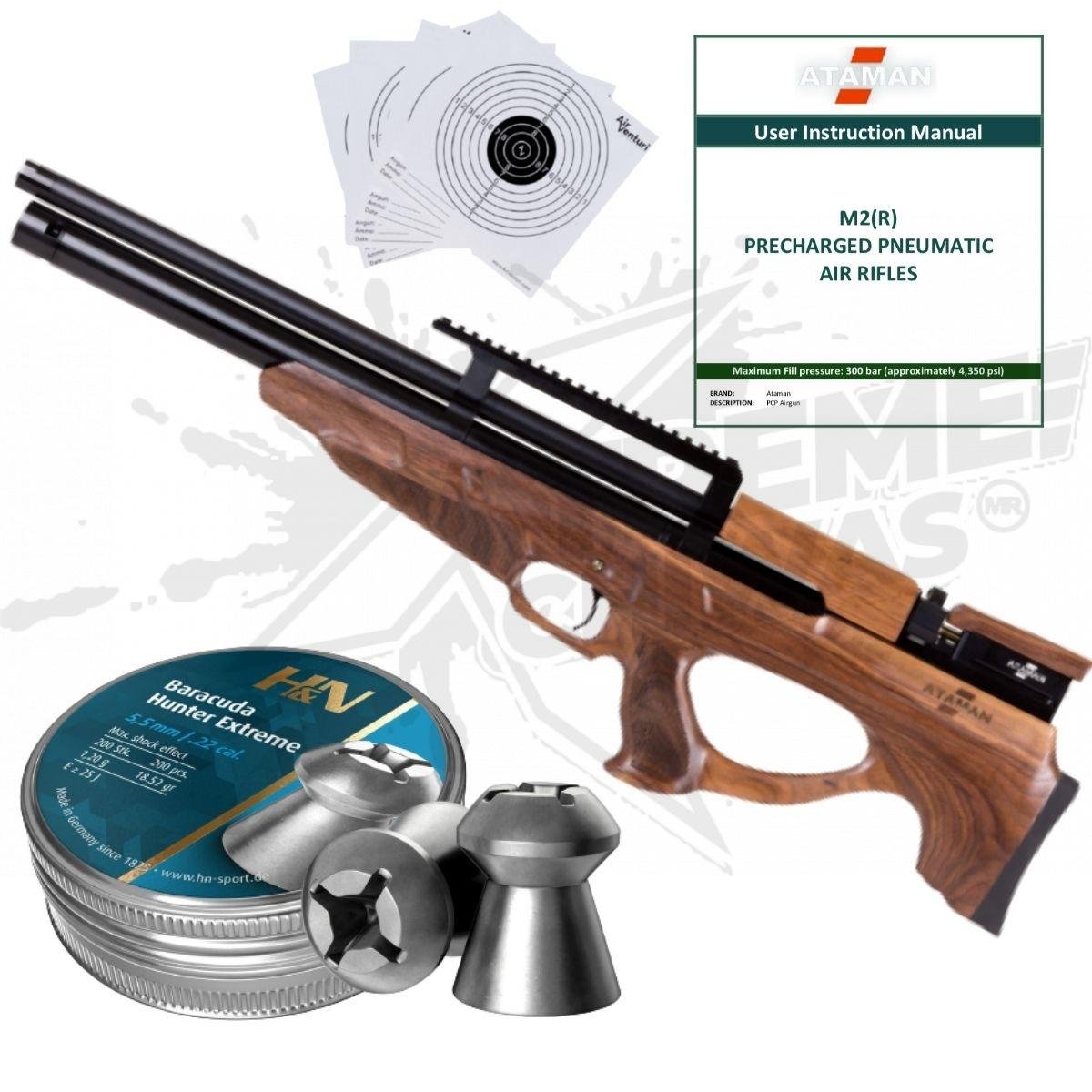 Ataman M2R Bullpup Rifle Pcp Wood Pellets .22 (5.5mm)