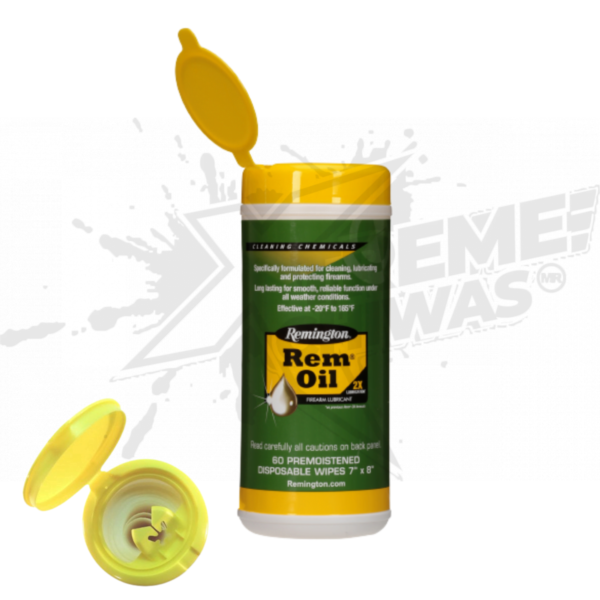 Toallas Remington para limpieza , protección y lubricación de armas