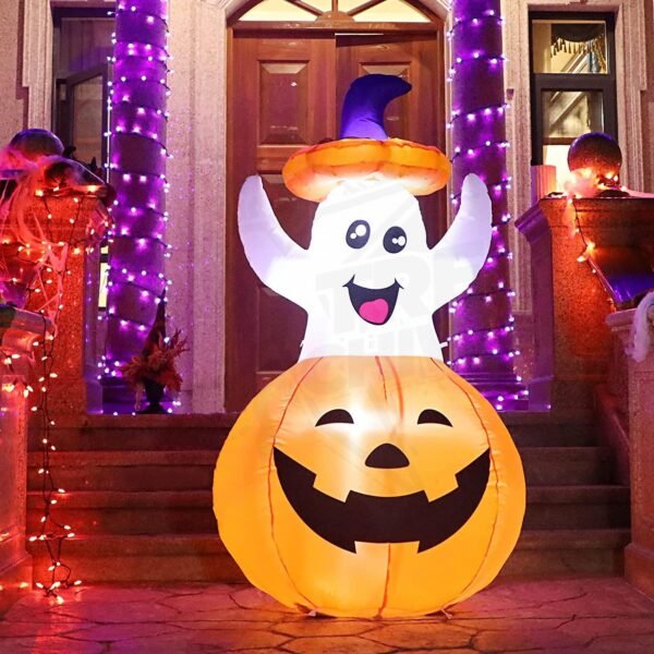 Inflable de Hallowen Inflable de Fantasma en Calabaza - Image 3
