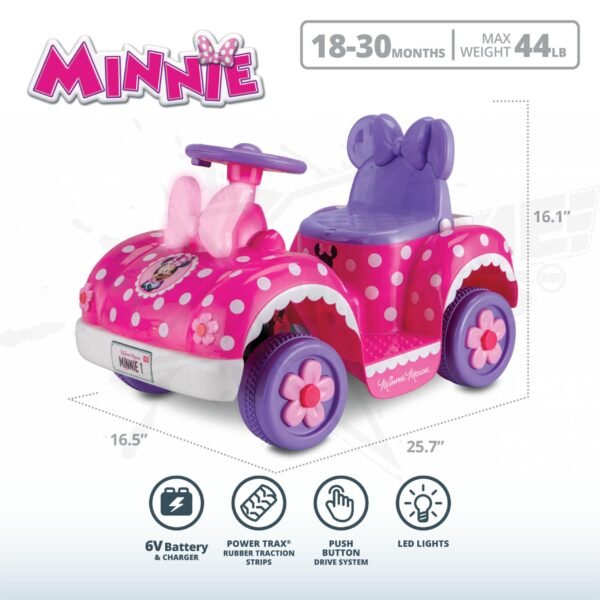 CARRO MONTABLE DE MINNIE MOUSE DISNEY- KID TRAX - Image 3