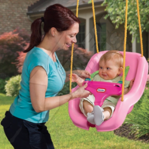 Columpio Jardín Para Bebe Rosa Little Tikes