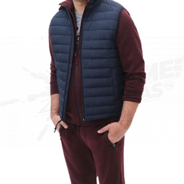 Chaleco Aeropostale Original Acolchado Navy Caballero - Image 4