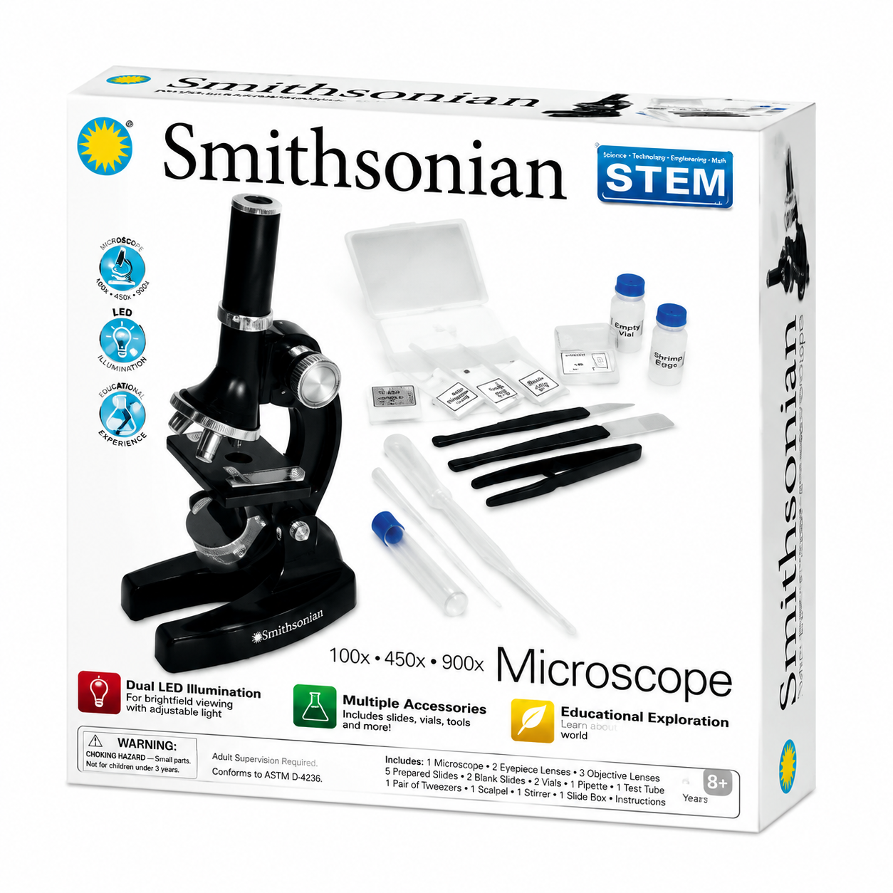 Smithsonian Children's Microscope 150x/450x/900x Educational
